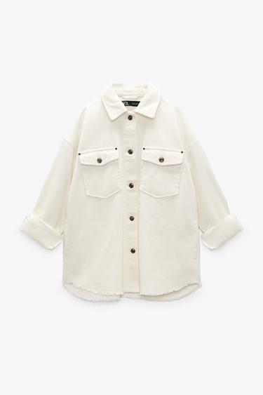 Chaquetas blancas zara