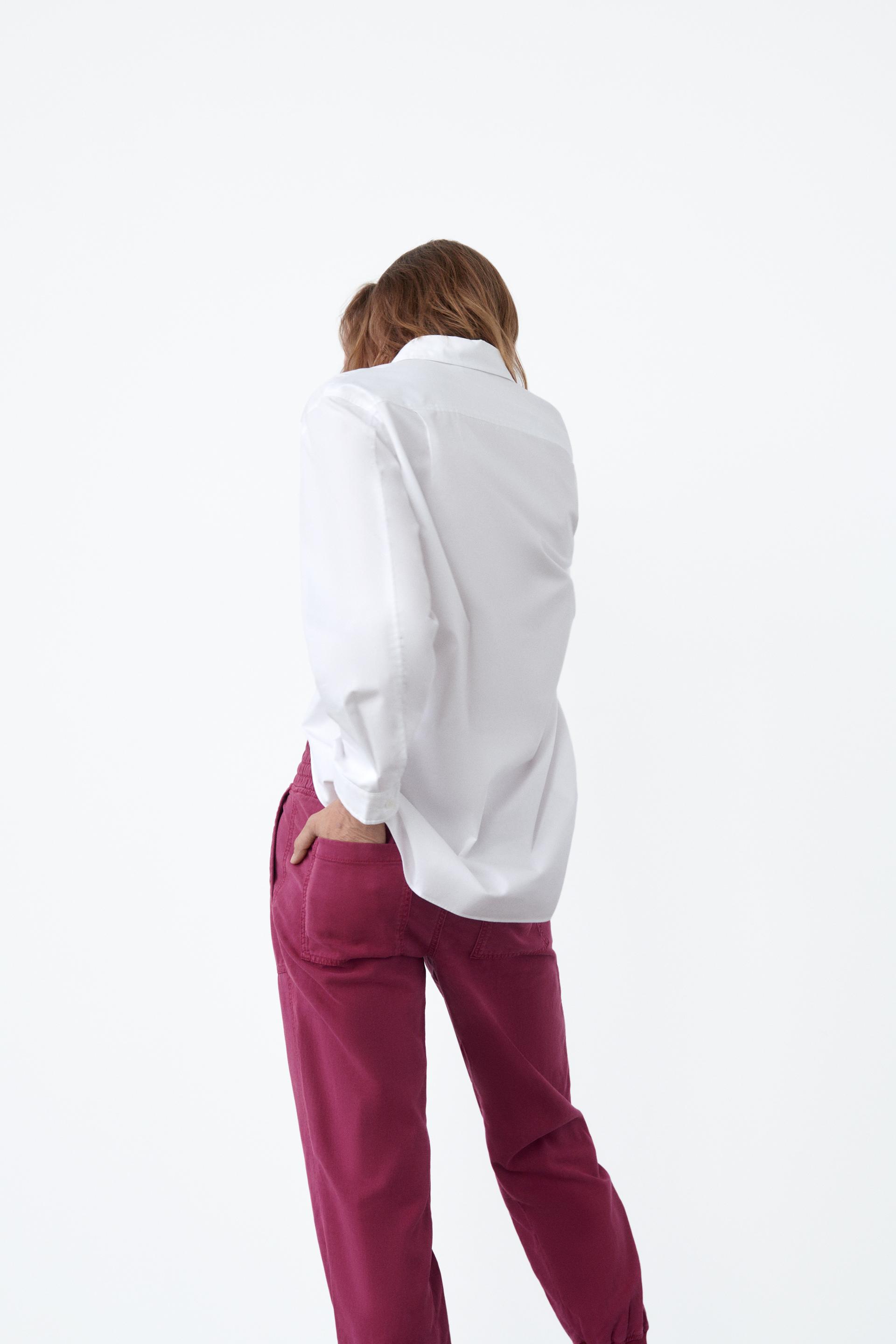 SLOUCHY JOGGING TROUSERS - Cherry red 