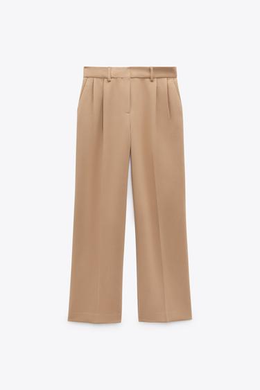 Pantalones Lino de Mujer | ZARA Argentina