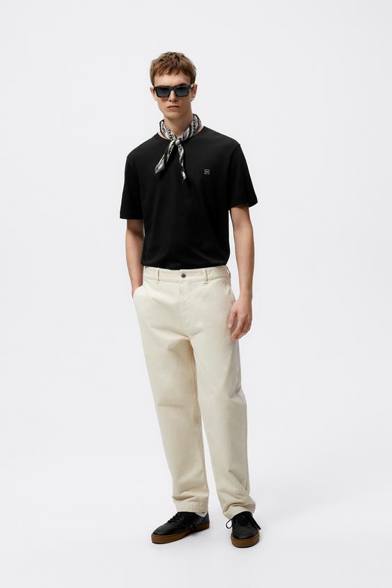 ZARA LOGO T-SHIRT - Black | ZARA Australia