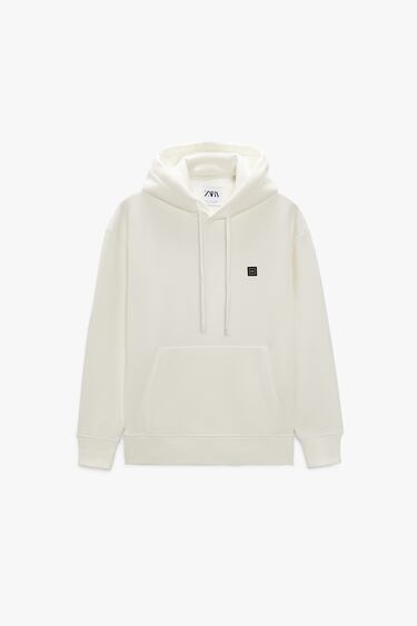 HOODIE WITH LOGO PATCH