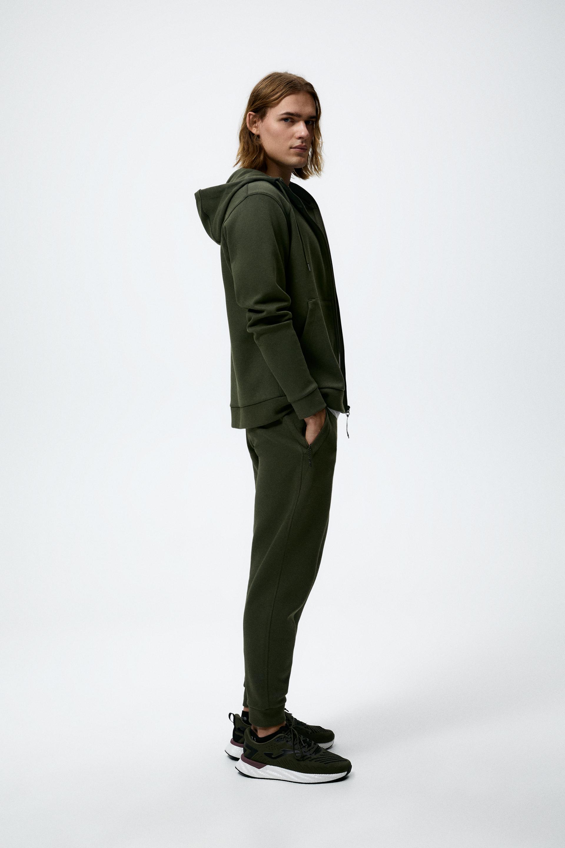 JOGGER TROUSERS - Khaki | ZARA Australia