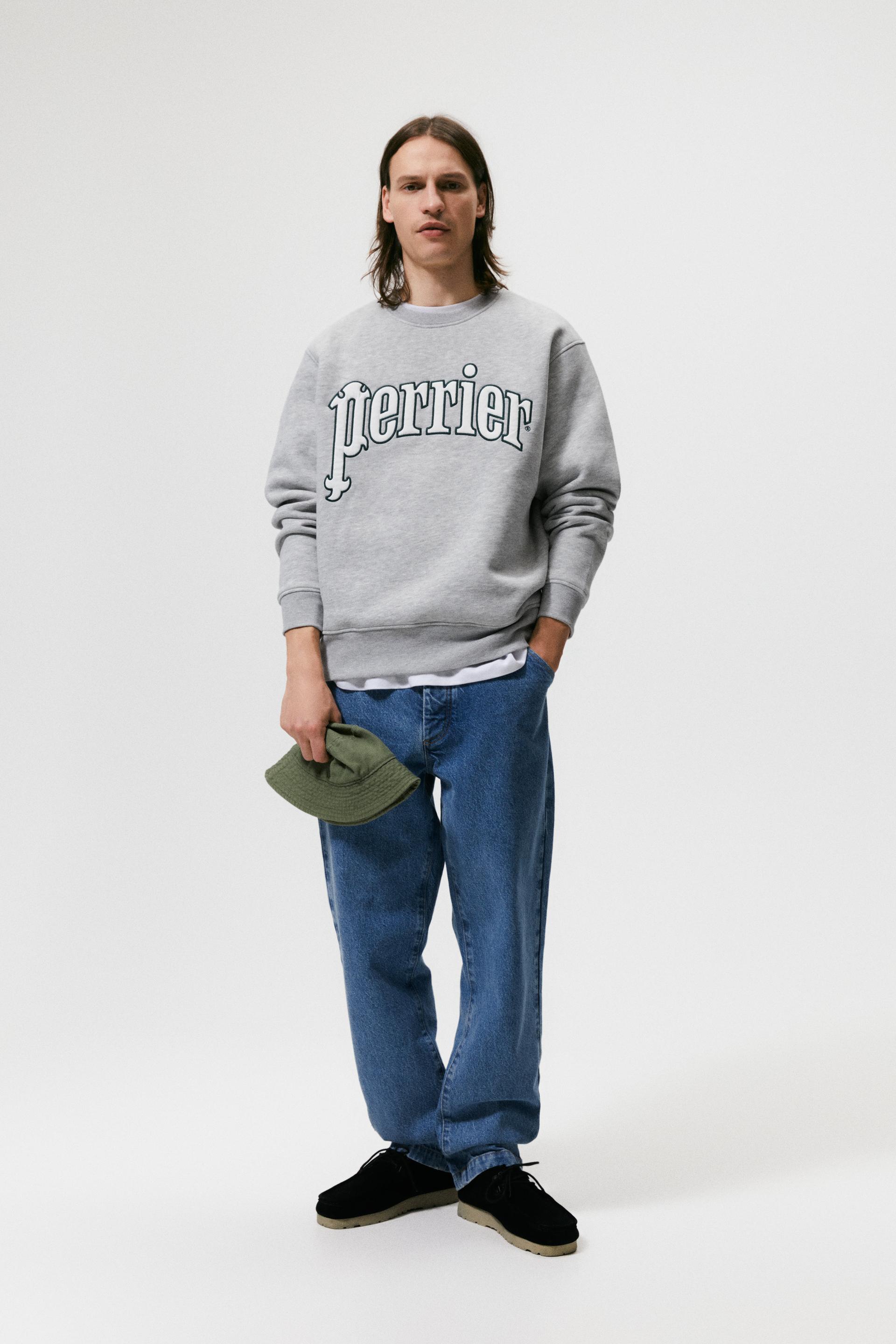 SUDADERA PERRIER ™ NESTLÉ S.A - Gris vigoré | ZARA Chile