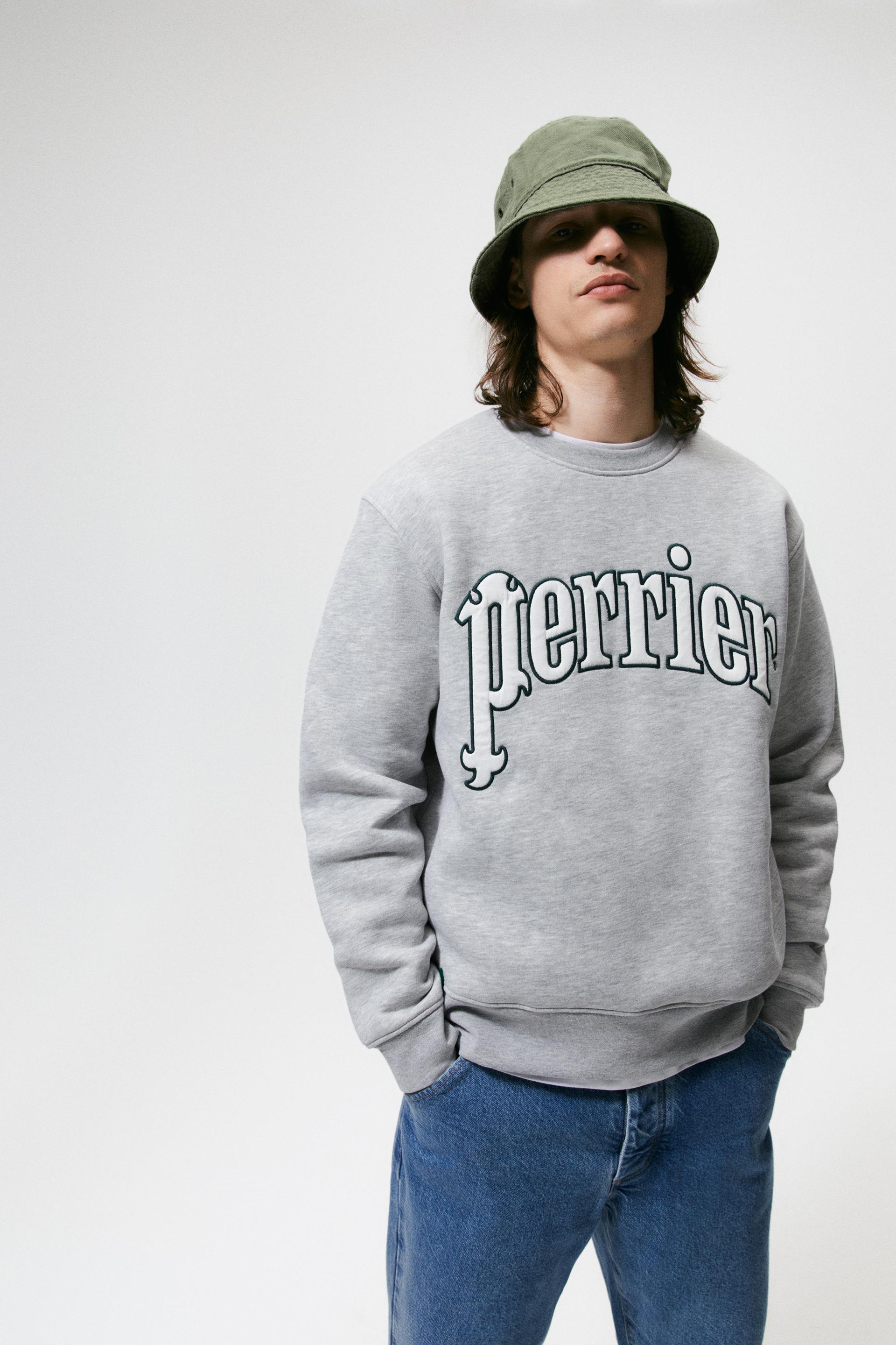 SUDADERA PERRIER ™ NESTLÉ S.A - Gris vigoré | ZARA Chile