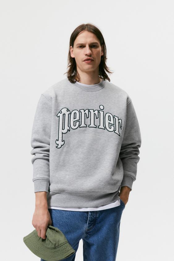 SUDADERA PERRIER ™ NESTLÉ S.A - Gris vigoré | ZARA Chile