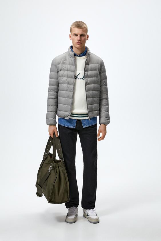 CAZADORA PLUMÍFERO WATER REPELLENT - Gris | ZARA Chile