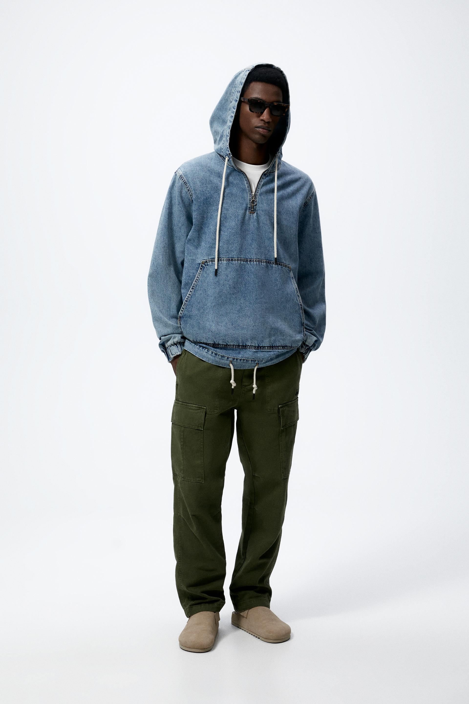 zara plush moletom com capuz