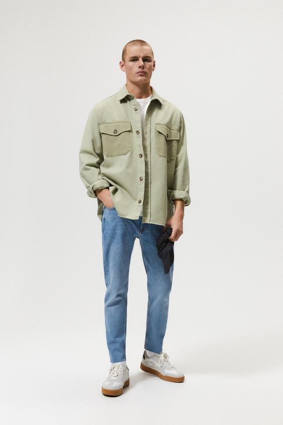 SLIM FIT JEANS - Light blue | ZARA Australia