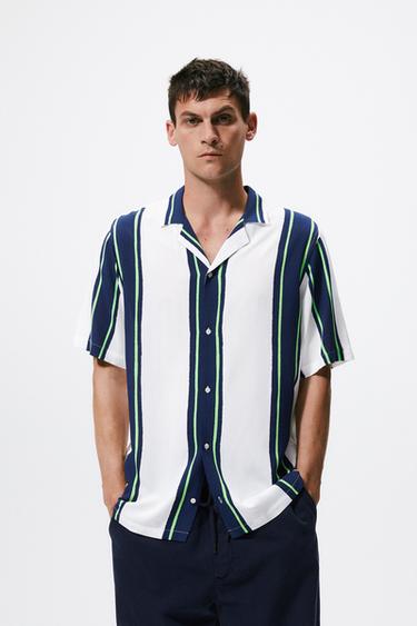 zara button down shirt mens