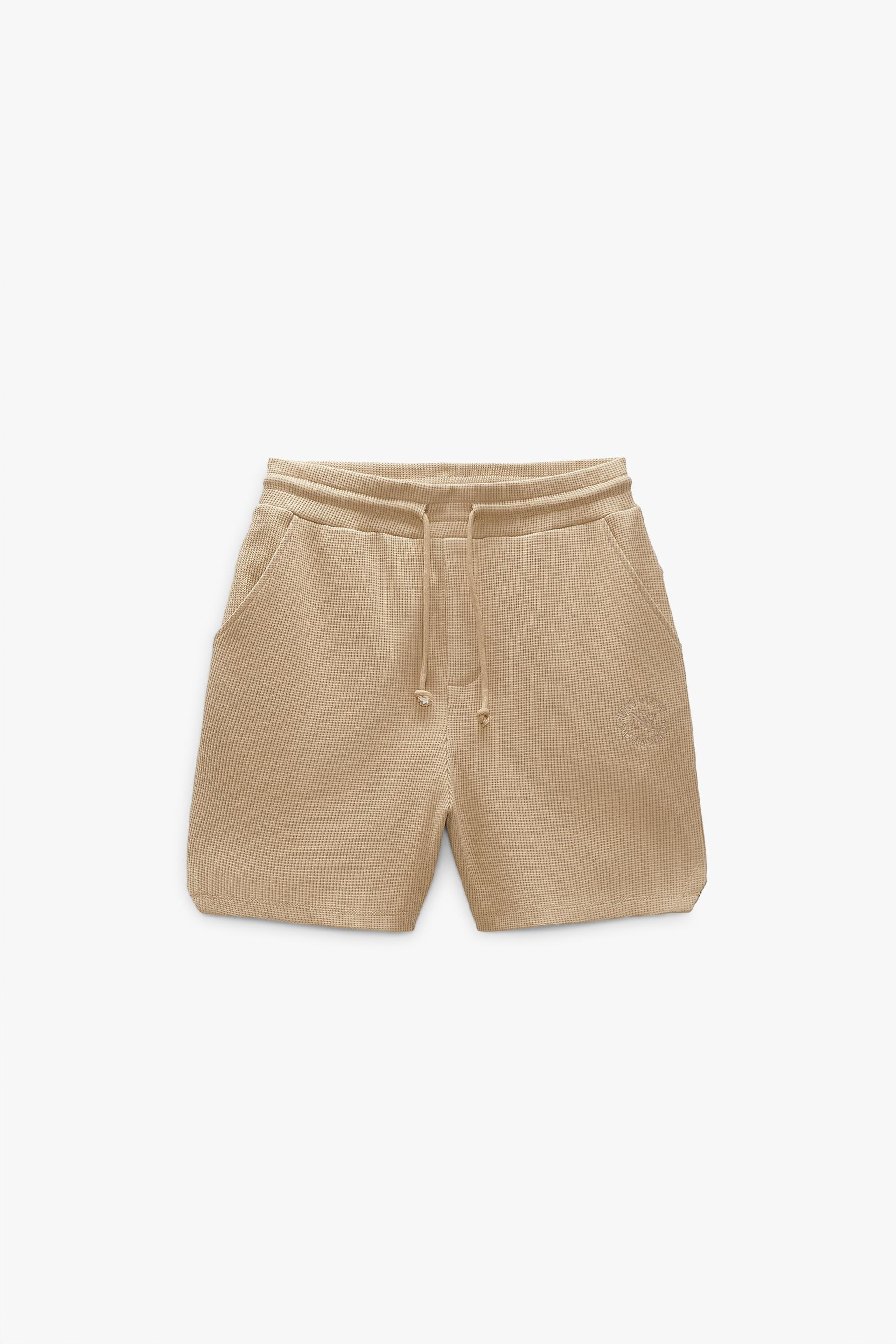 zara jogger shorts