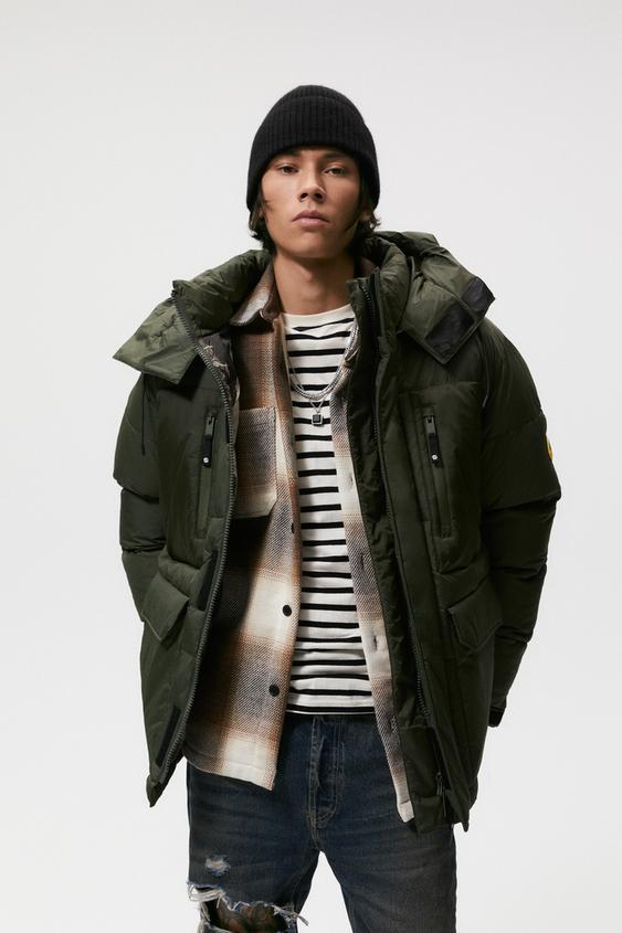 CAZADORA ACOLCHADA WATER REPELLENT - Khaki | ZARA Chile