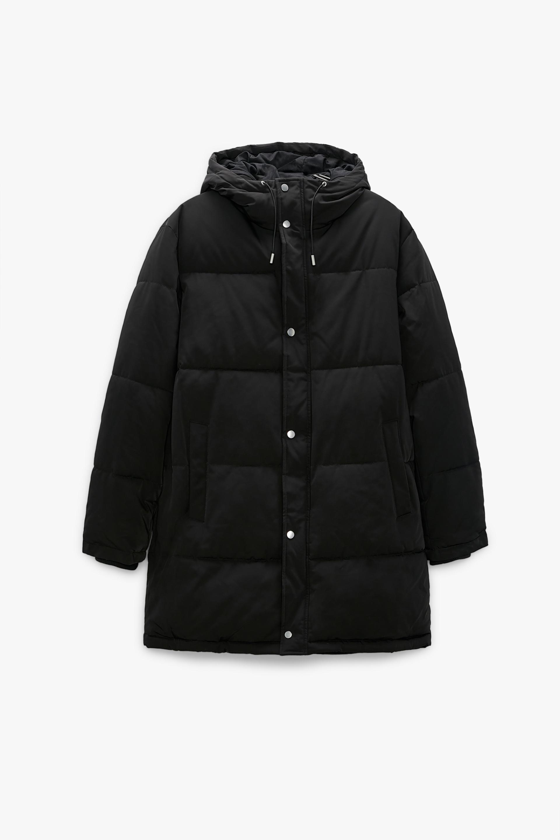 WATER-REPELLENT PUFFER JACKET - Black 