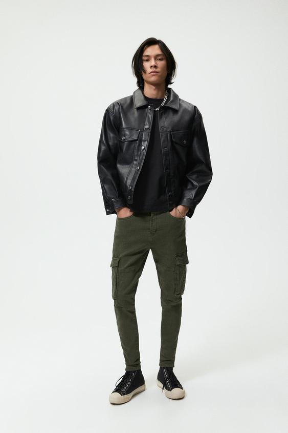 CARGO JEANS - Khaki | ZARA Australia