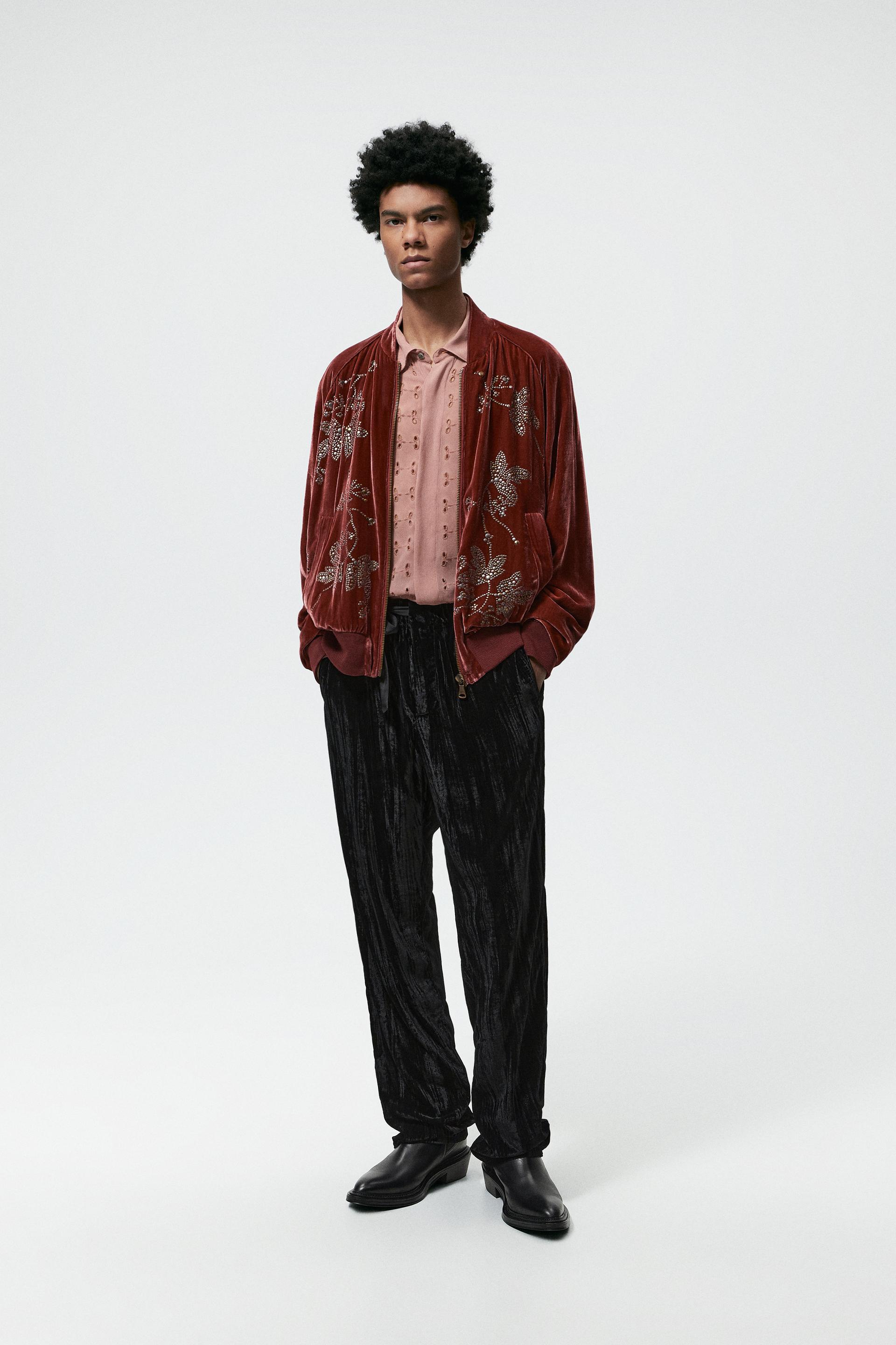 VELVET SUIT TROUSERS- LIMITED EDITION 