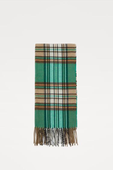 Image 0 of CHECK SCARF from Zara