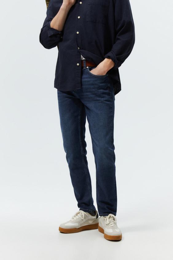 PREMIUM SLIM FIT JEANS - Blue | ZARA Australia