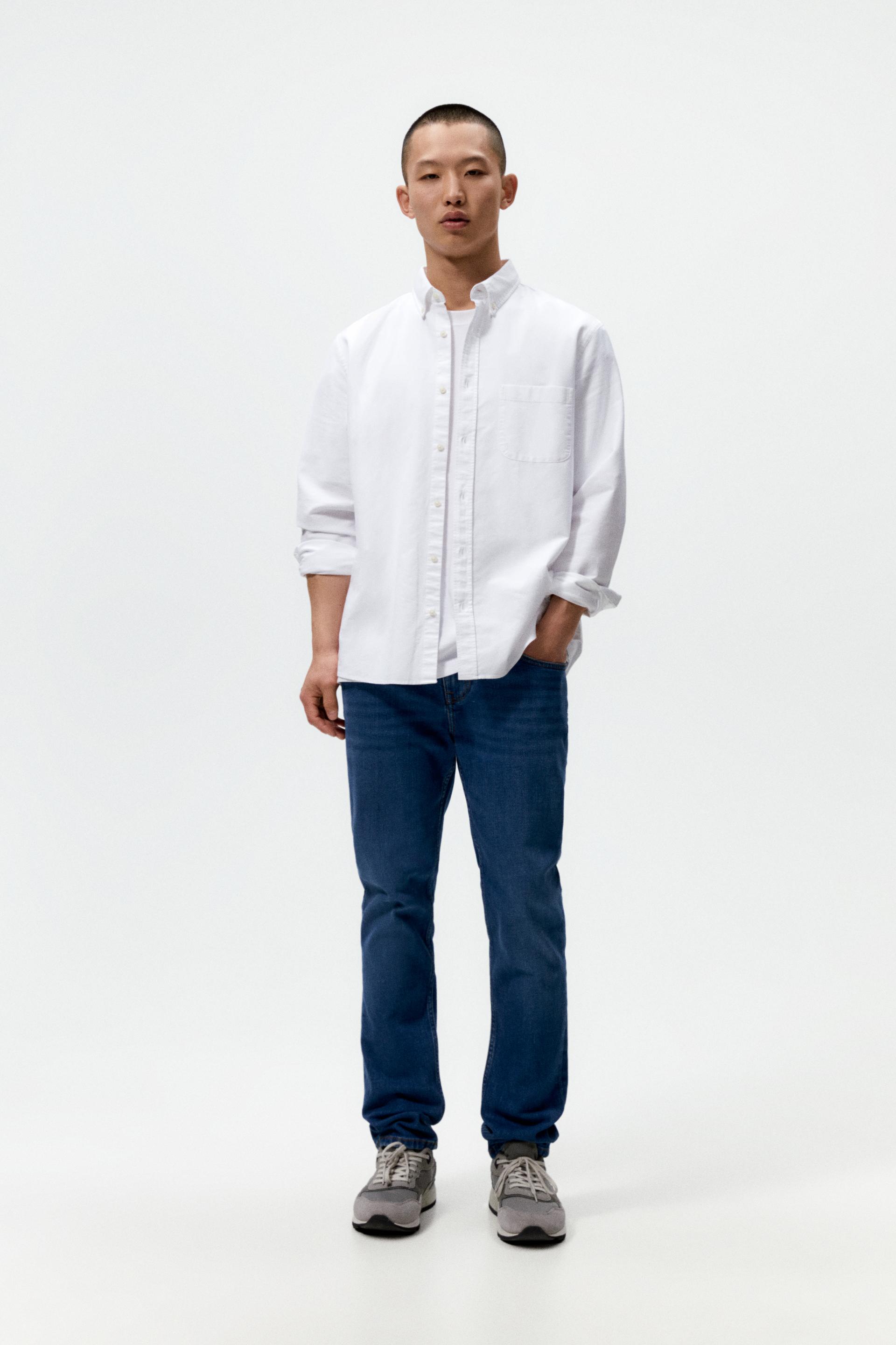 PREMIUM SLIM FIT JEANS - Blue | ZARA Australia