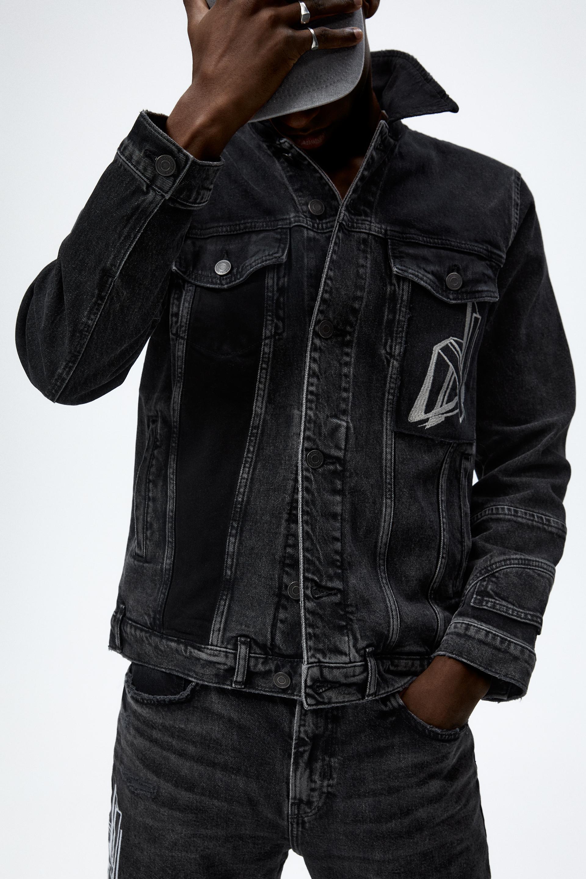 REWORKED DENIM JACKET - Blue | ZARA 