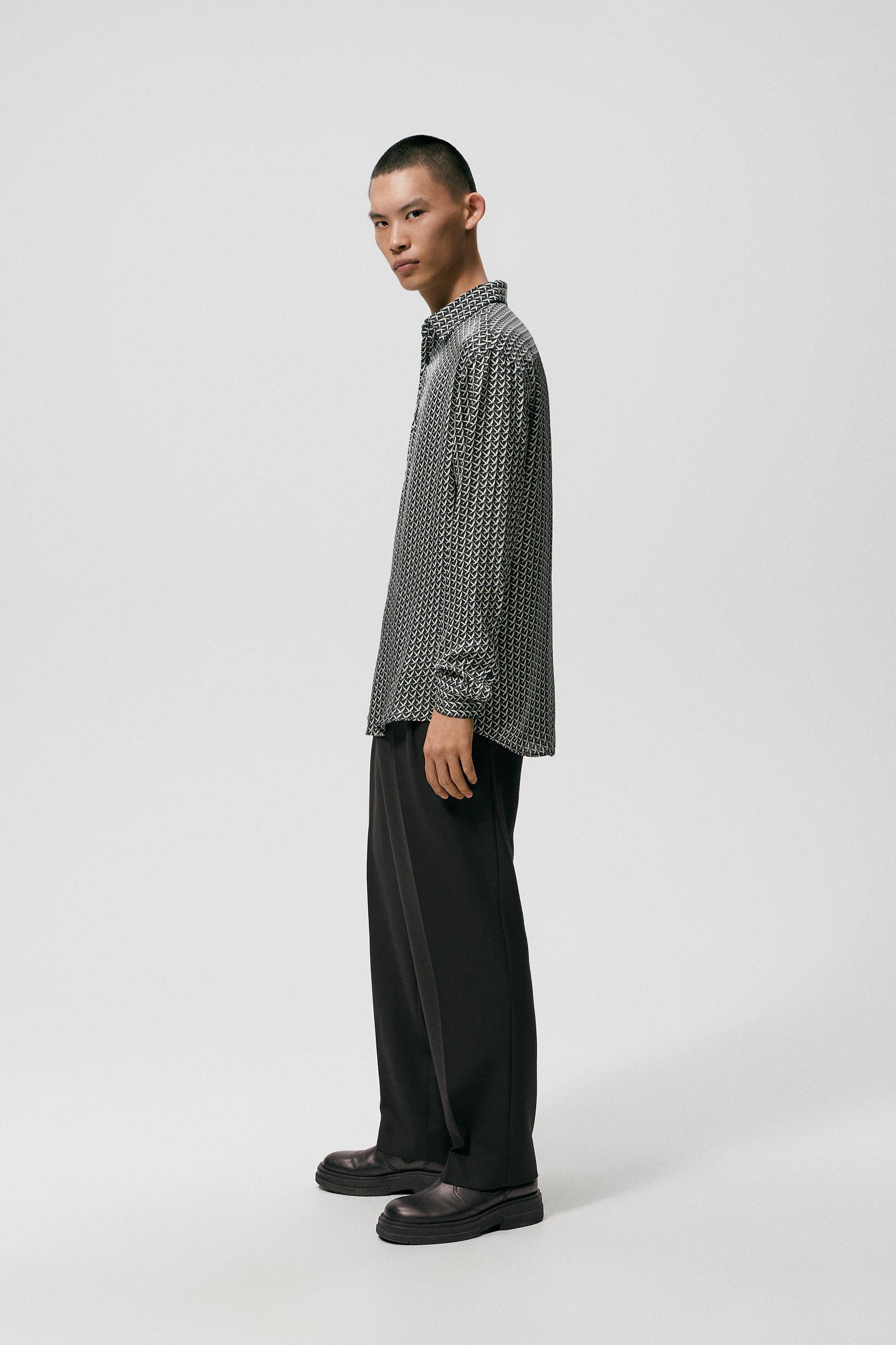 BIRD PRINT SHIRT - Black | ZARA Australia
