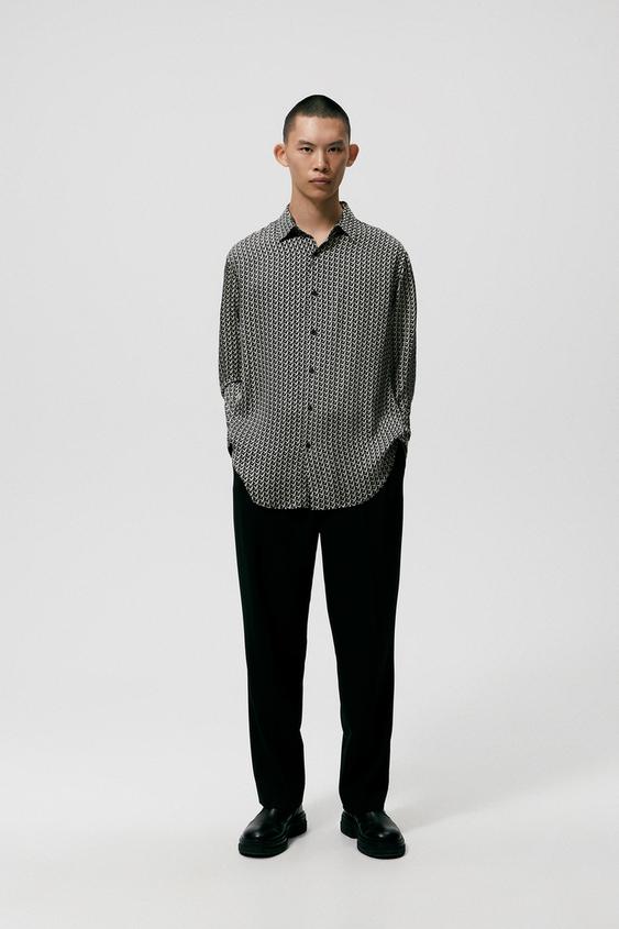 BIRD PRINT SHIRT - Black | ZARA Australia