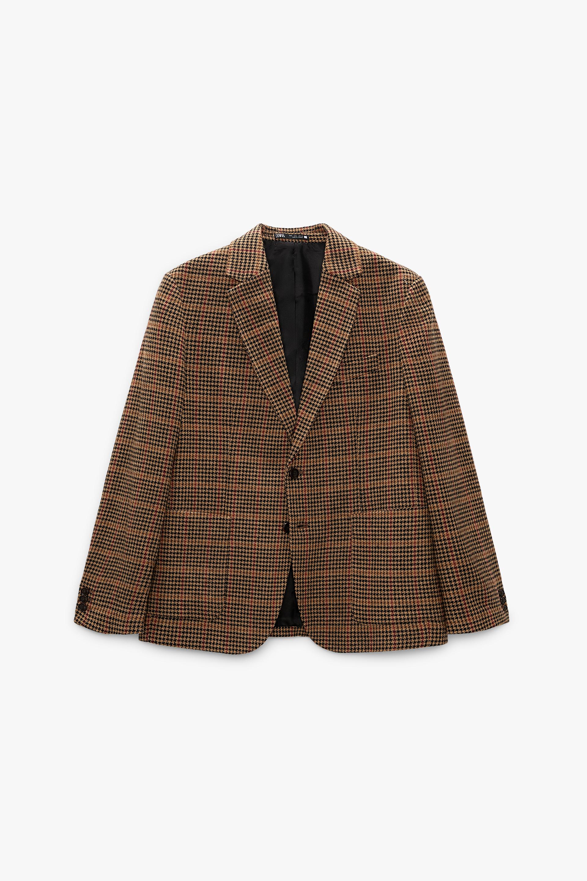 BLAZER ESTRUCTURA CRUZADA - Multicolor | ZARA España
