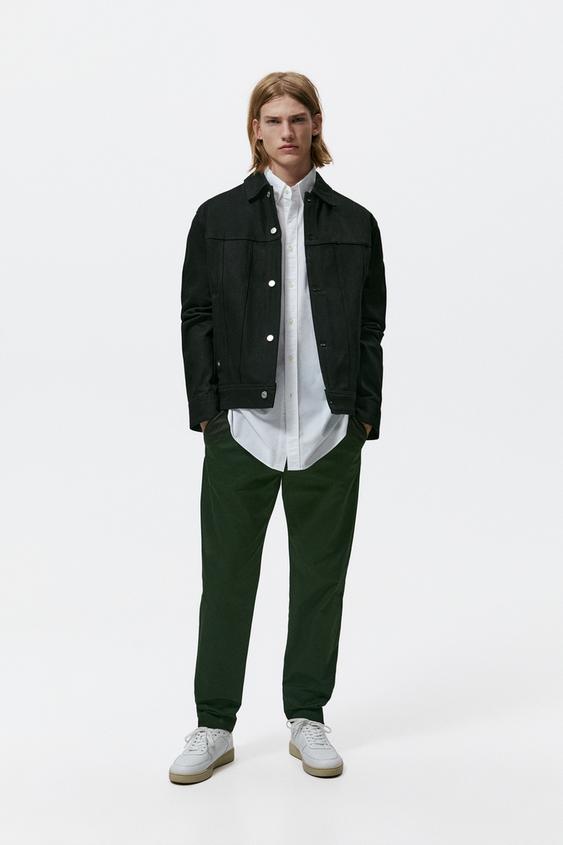 CHINO TROUSERS - Green | ZARA Australia