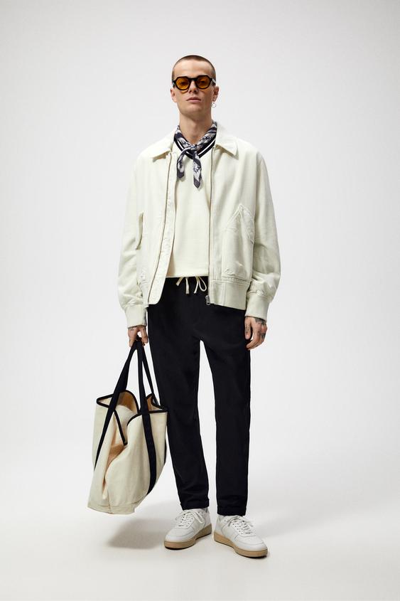 JOGGER WAIST TROUSERS - Black | ZARA 