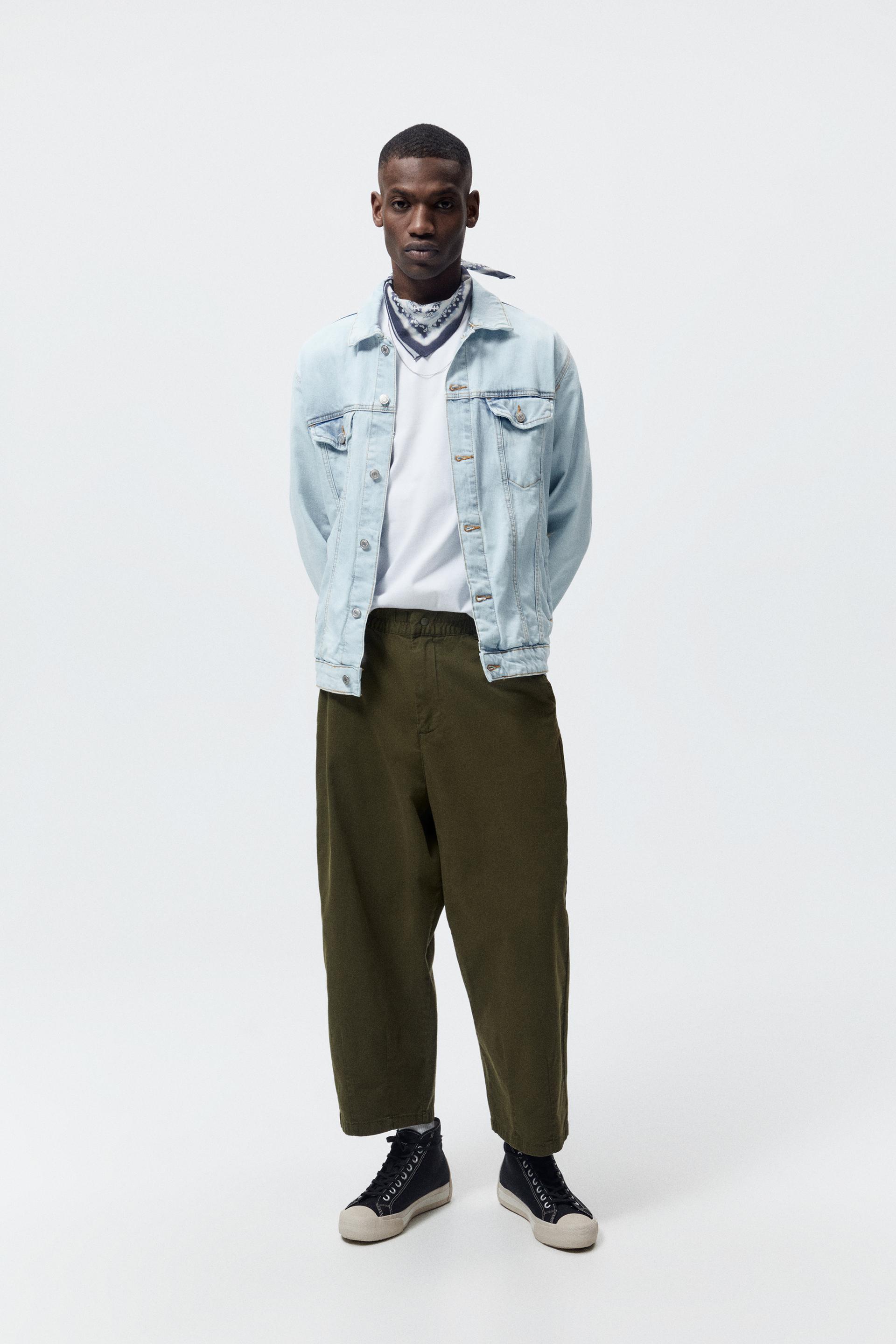 BASIC DENIM JACKET - Light blue | ZARA 