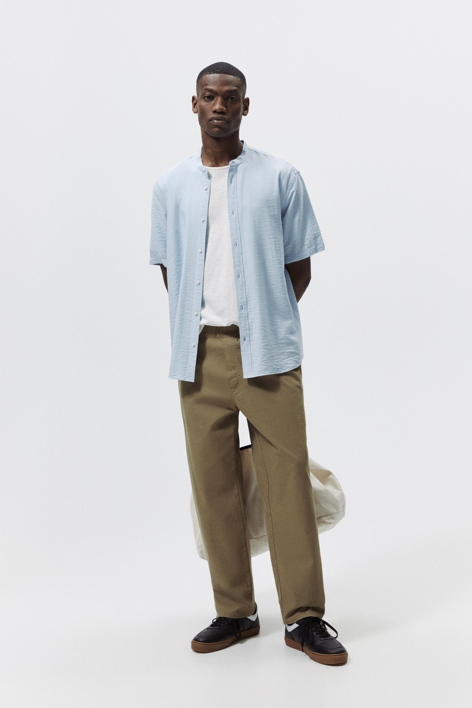 TAILORED SHIRT - Light blue | ZARA 