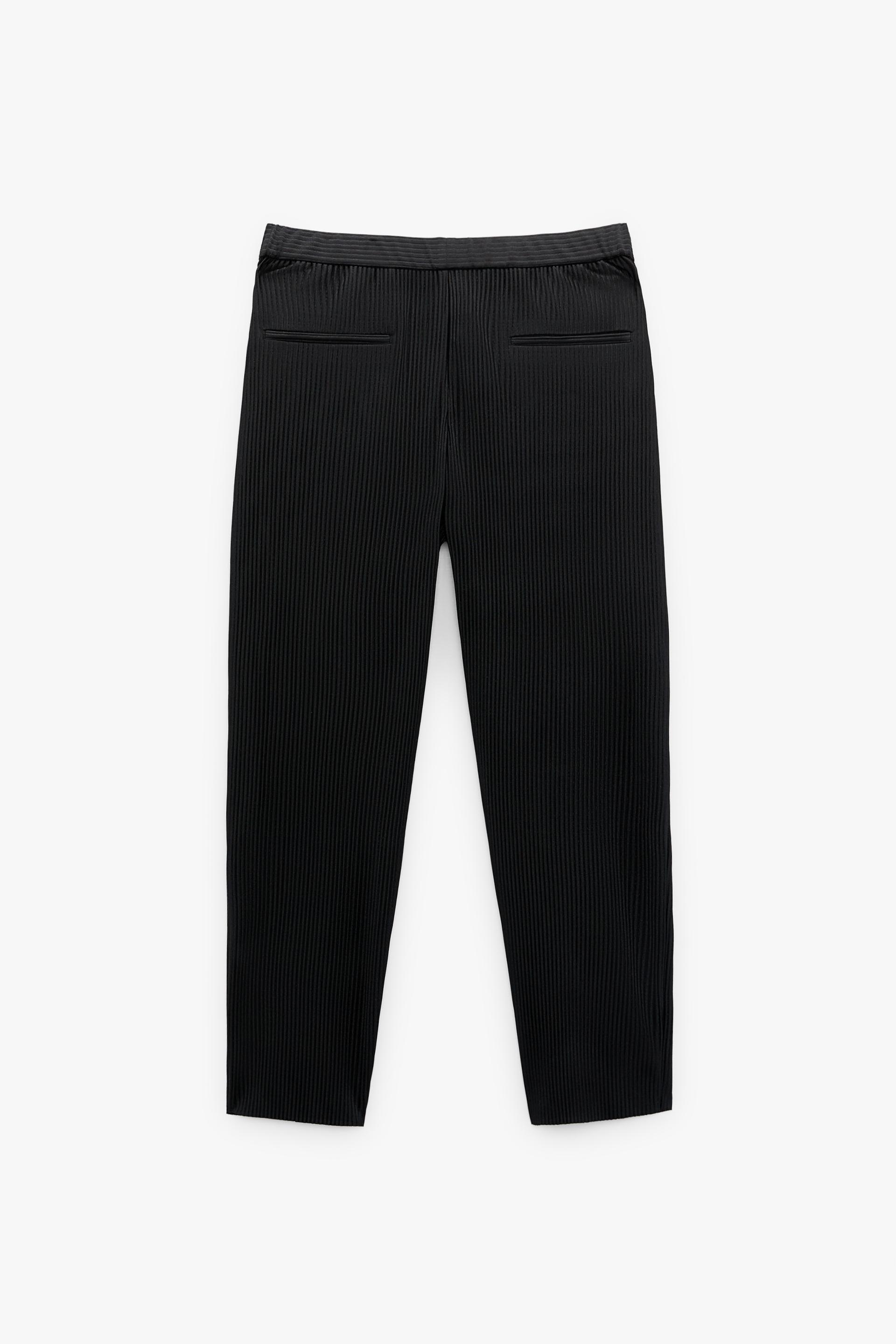 PLEATED TROUSERS - Black | ZARA South 