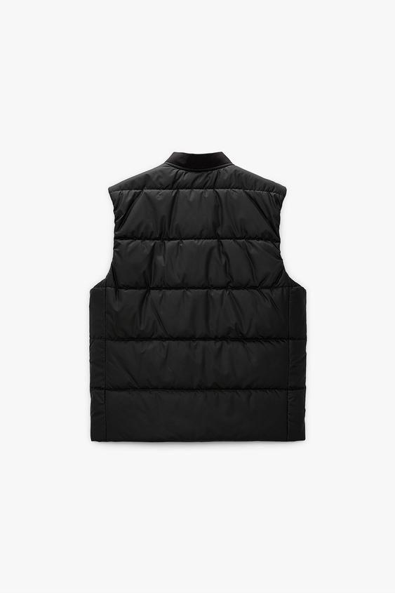 PUFFER GILET - Black | ZARA Australia