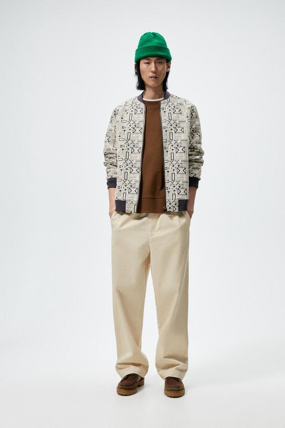 CAZADORA CAPUCHA ENGOMADA - Rosa / Blanco | ZARA España
