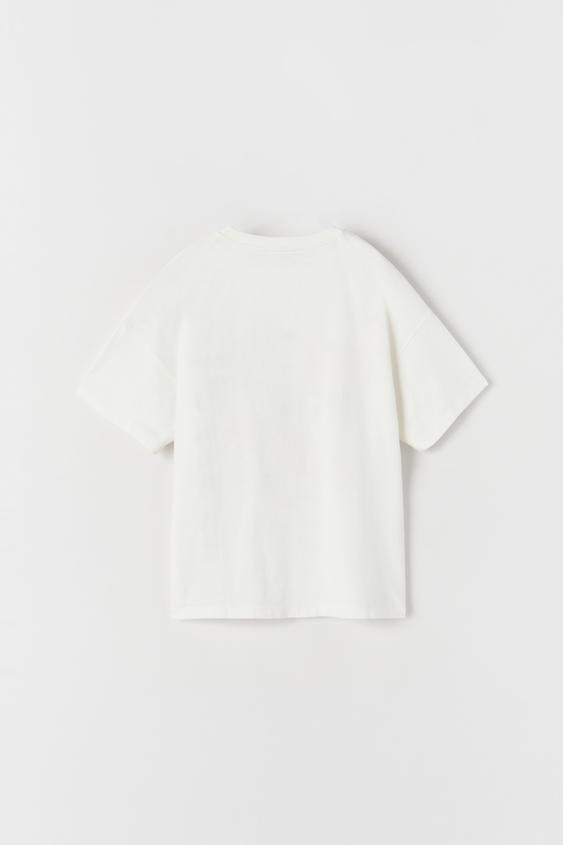 PENGUIN SURF T-SHIRT - Ecru | ZARA 
