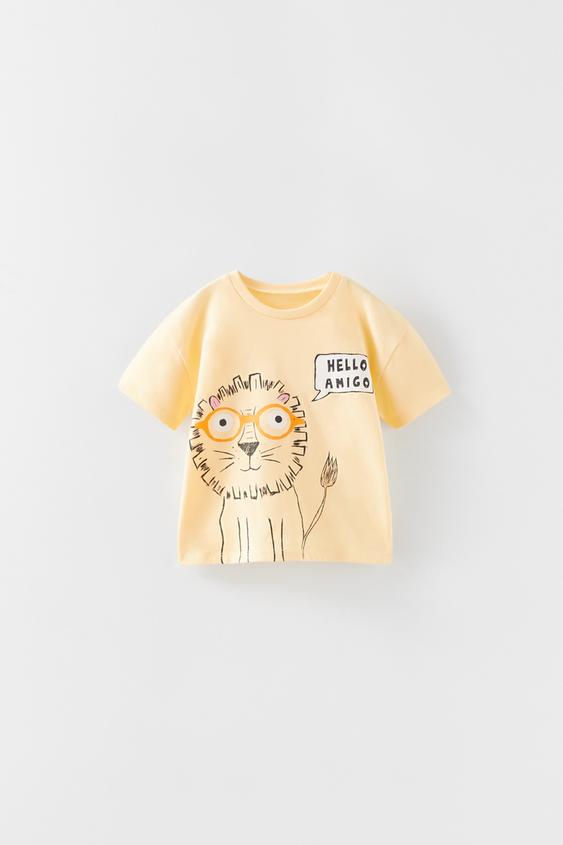 LION T-SHIRT - Orange | ZARA Australia