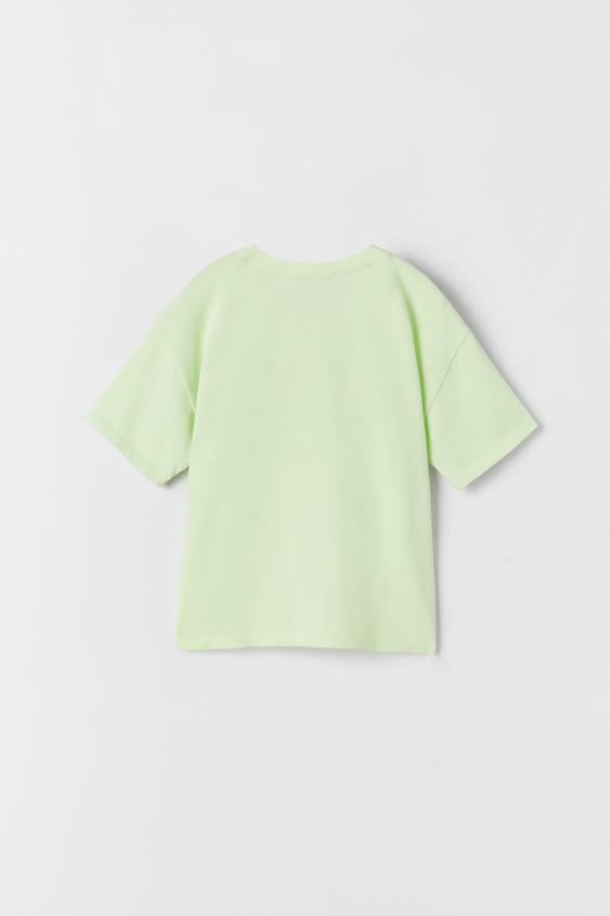 FUN YOU T-SHIRT - Lime | ZARA Australia