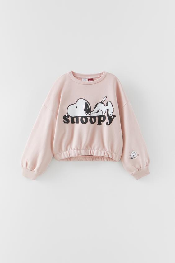 SUDADERA SNOOPY ® PEANUTS - Rosa | ZARA Chile