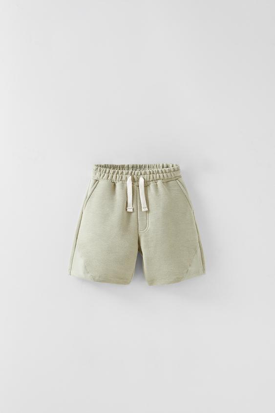 OTTOMAN BERMUDA SHORTS - Light green 