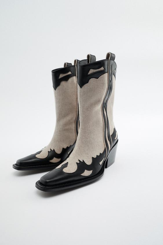 BOTA COMBINADA COWBOY - Multicolor | ZARA Chile