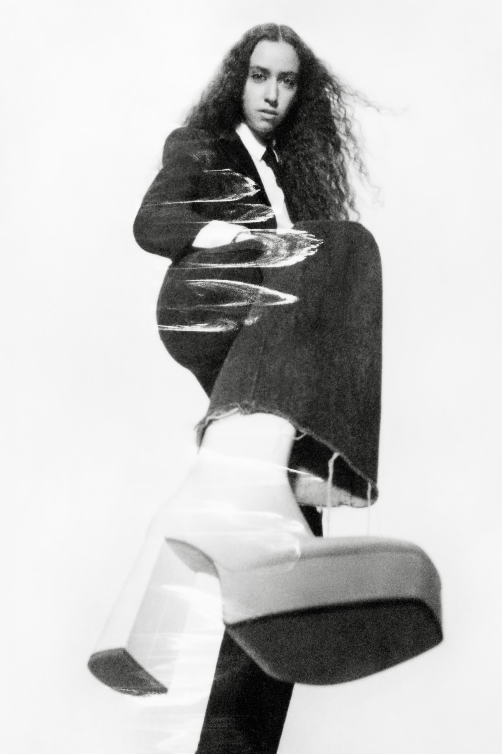 white platform ankle boots