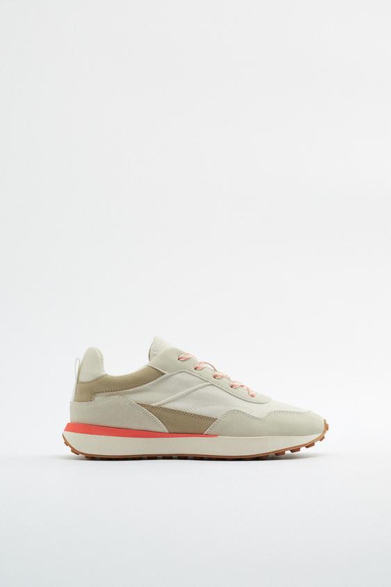 white basic trainers