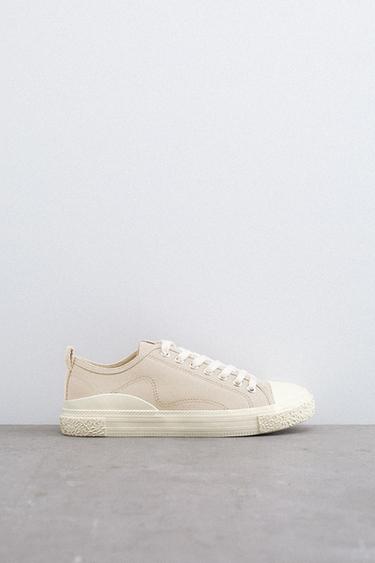 zara canvas sneakers