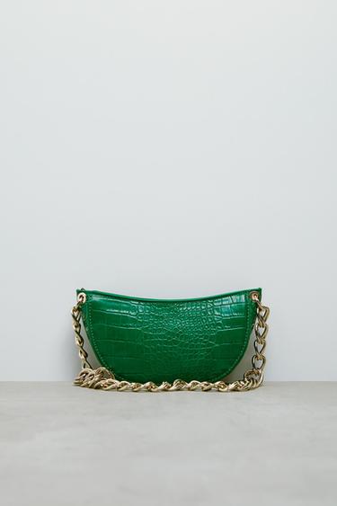 zara white mini bolsa