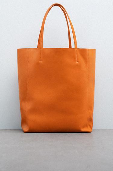 zara initial tote bolsa