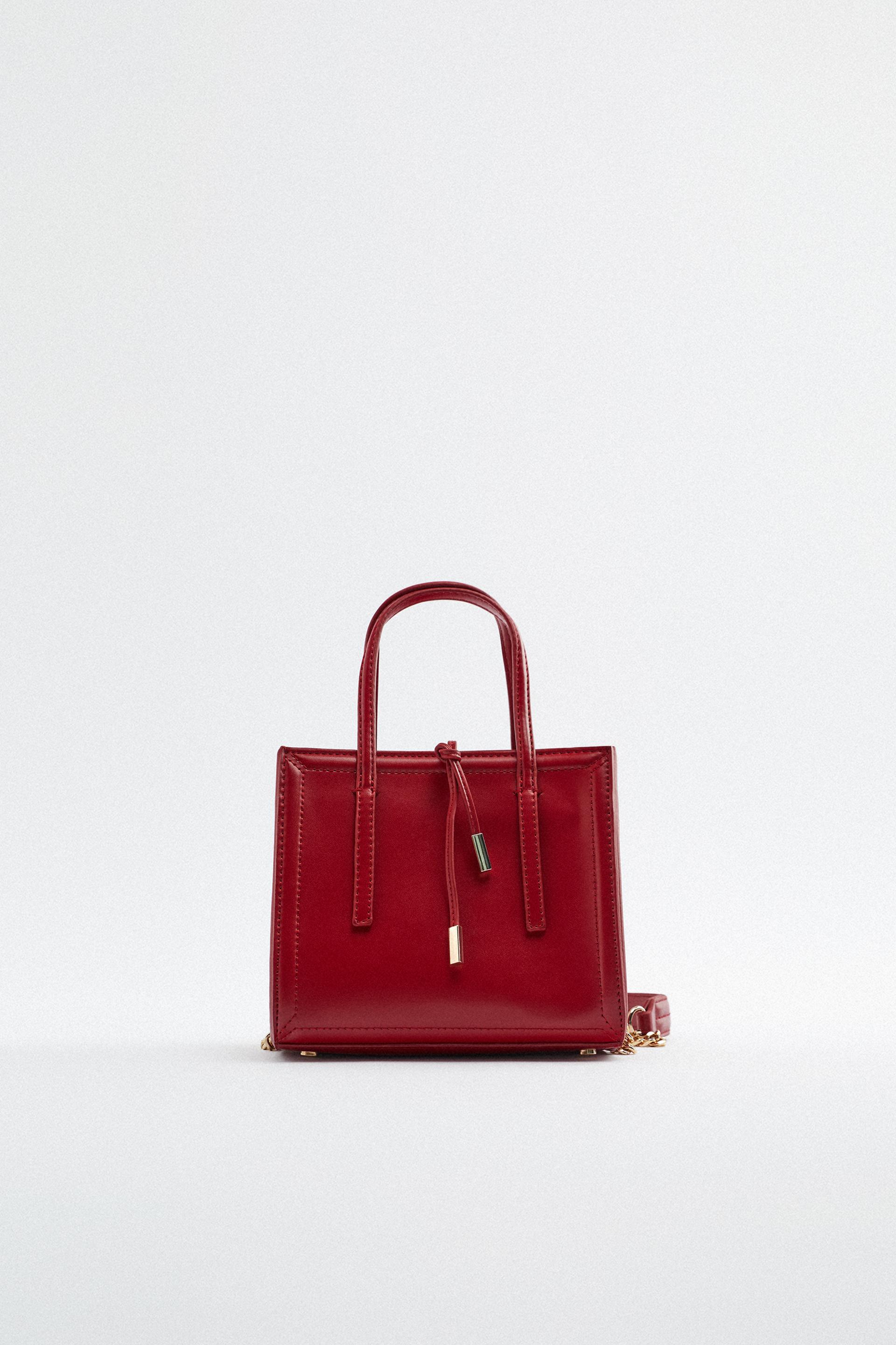 Red mini bag zara Clearance