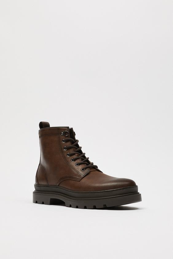 Botín piso relieve | Botas y botines PULL\u0026BEAR Mujer - Thecampingcentral