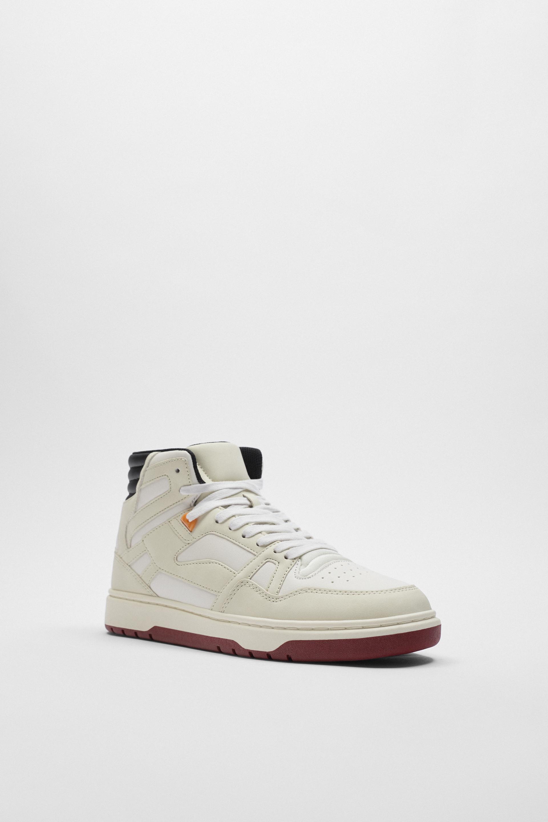 zara high top sneakers
