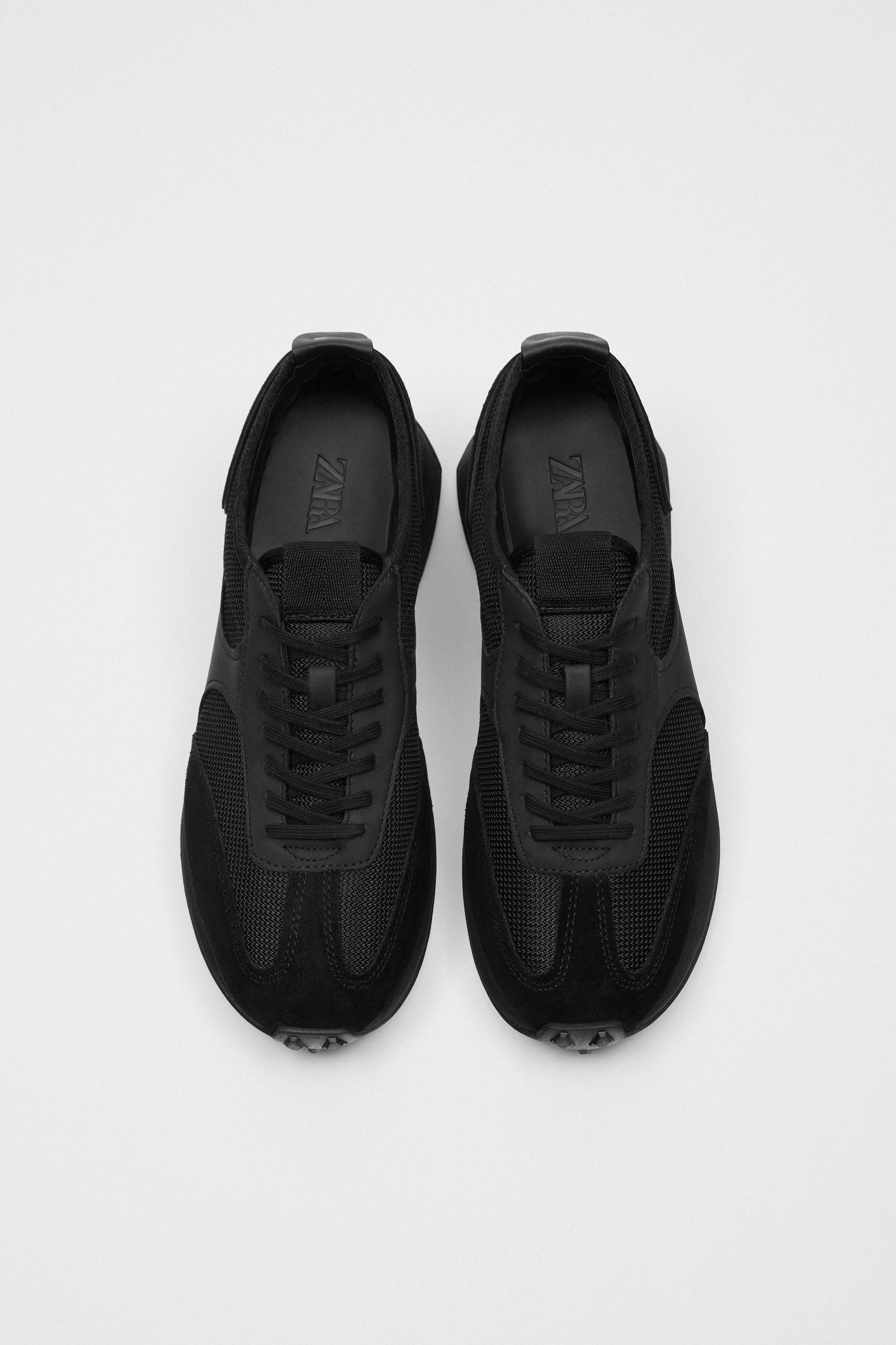 RETRO RUNNING SNEAKERS - Black | ZARA New Zealand