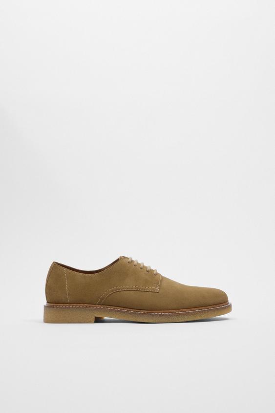 SAPATO DE COURO CROUTE - Bege | ZARA Brasil