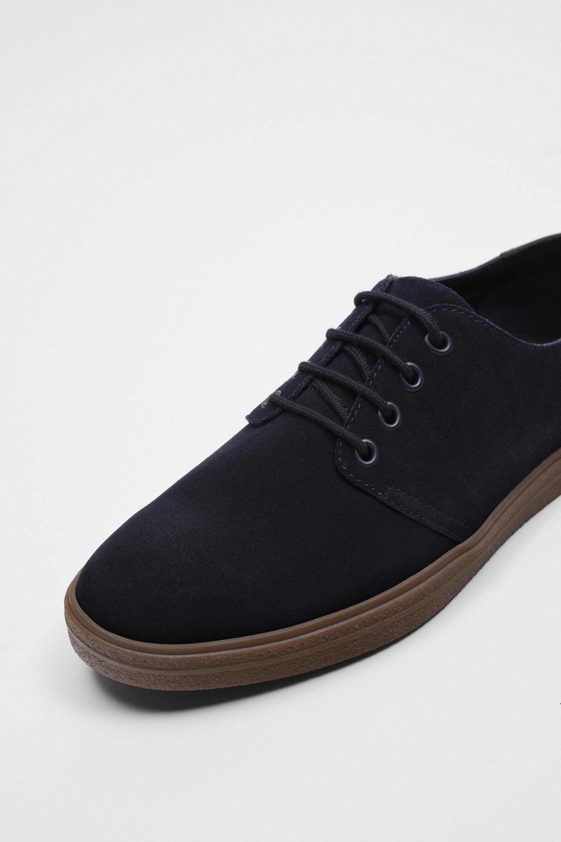 suede leather trainers