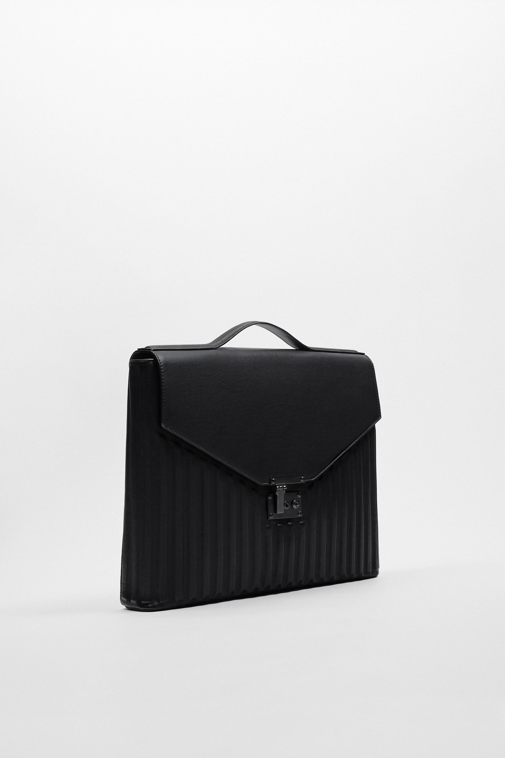 RAISED BRIEFCASE - Black | ZARA South 